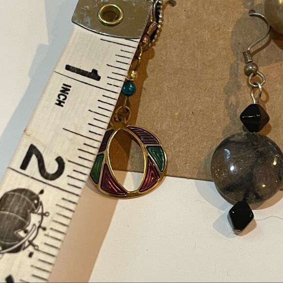 Vintage Boho Mismatch Earrings - Picture 9 of 9